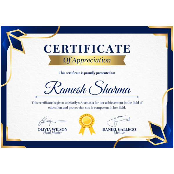 certificate printing