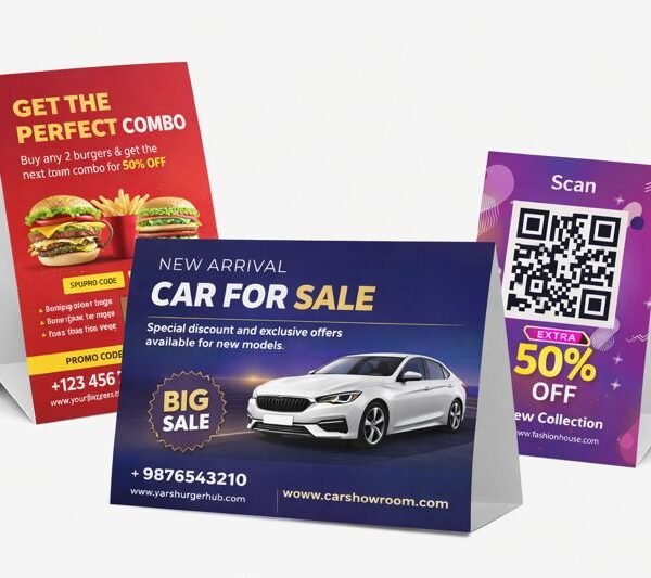 table top tent cards